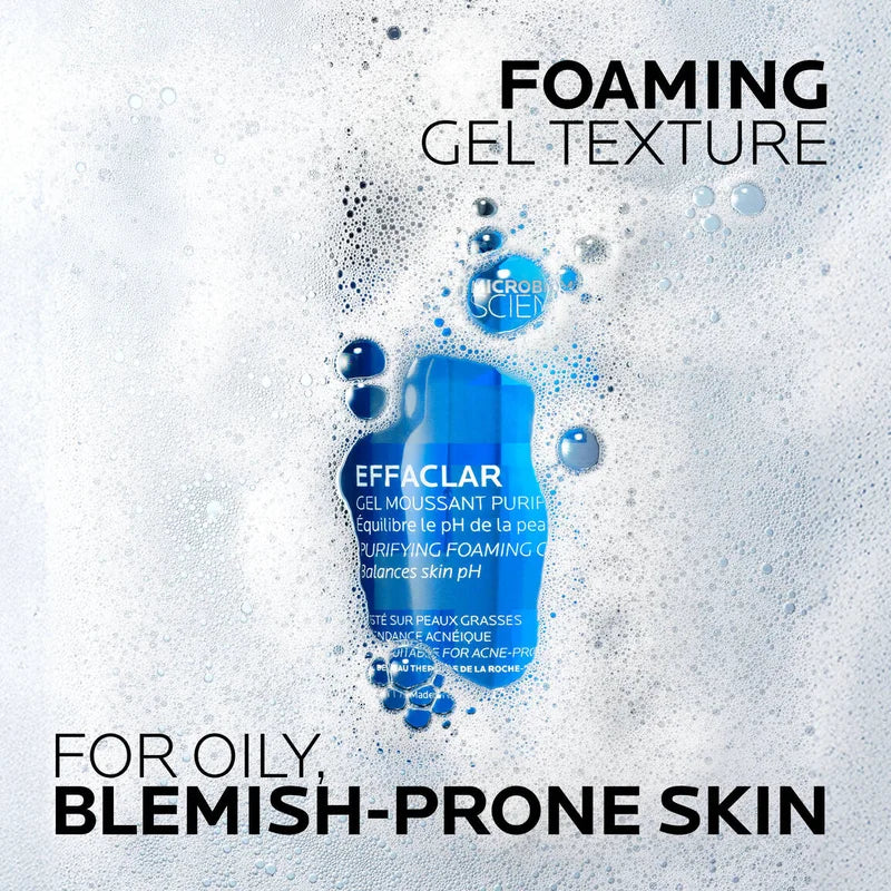 La Roche-Posay Effaclar Purifying Foaming Gel Cleanser For Oily Sensitive Skin 400ml