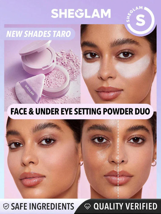 Sheglam Insta-Ready Face & Under Eye Setting Powder shade Taro