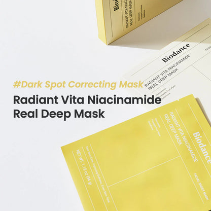 Biodance Radiant Vita Niacinamide Real Deep Mask Collagen