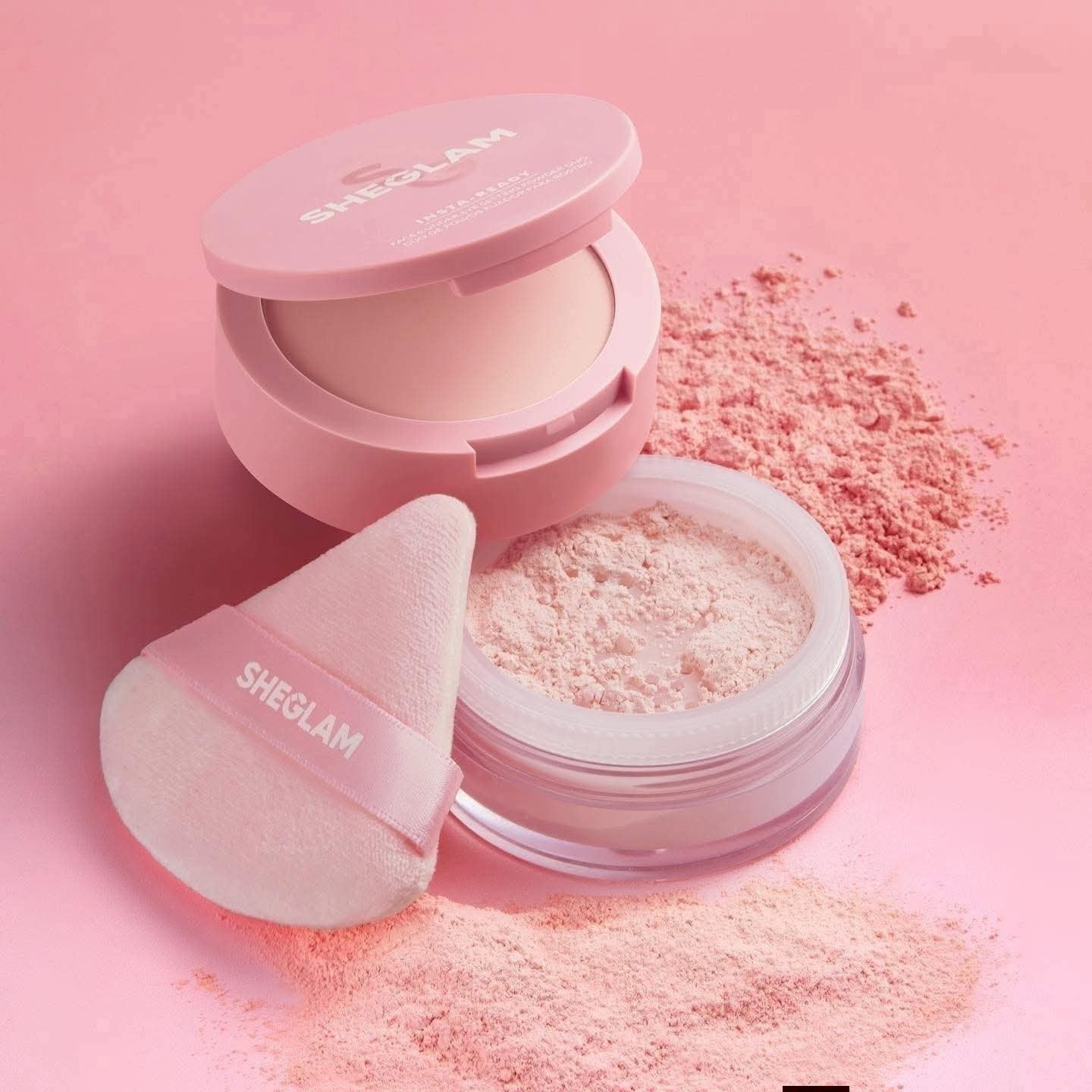 Sheglam Insta-Ready Face & Under Eye Setting Powder shade Bubblegum