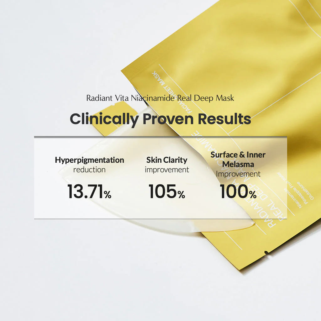 Biodance Radiant Vita Niacinamide Real Deep Mask Collagen