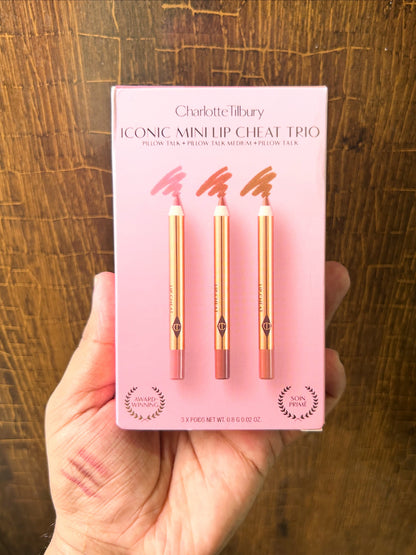 CHARLOTTE TILBURY - Mini Iconic Lip Cheat Lip Liner Trio