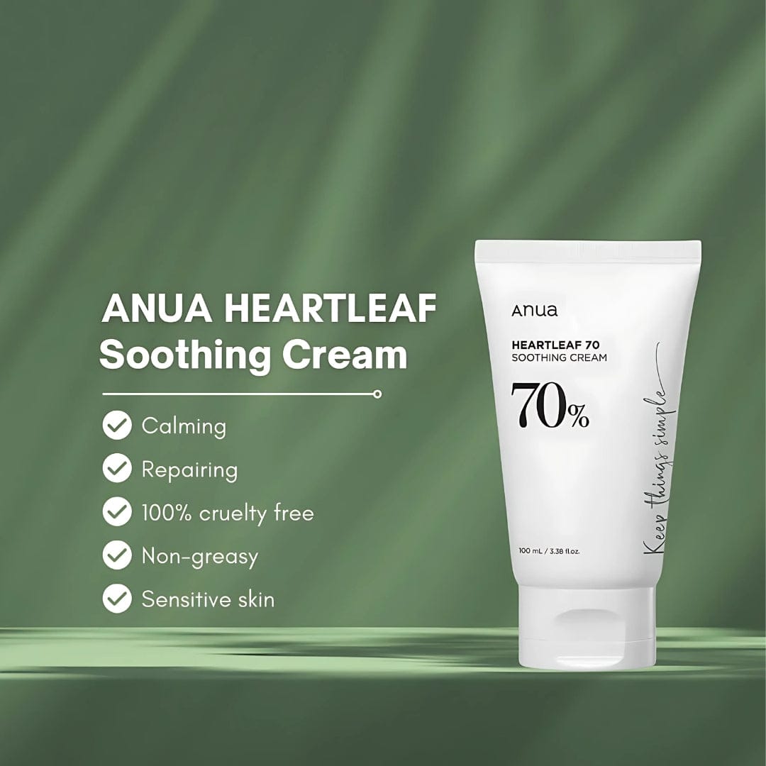 Anua Heartleaf 70% Soothing Cream 100ml