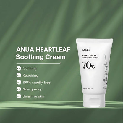 Anua Heartleaf 70% Soothing Cream 100ml