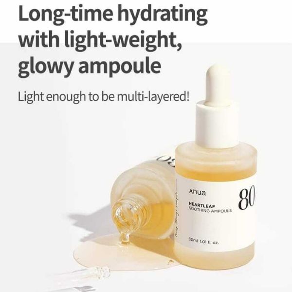 Anua Heartleaf 80 Moisture Soothing Ampoule 30ml