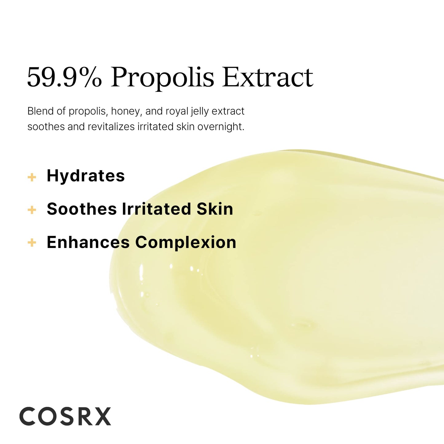 COSRX Propolis Honey Overnight Mask 60ml - GlossyGlams