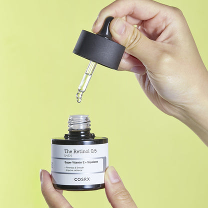 COSRX The Retinol 0.5 Oil Super Vitamin E + Squalane