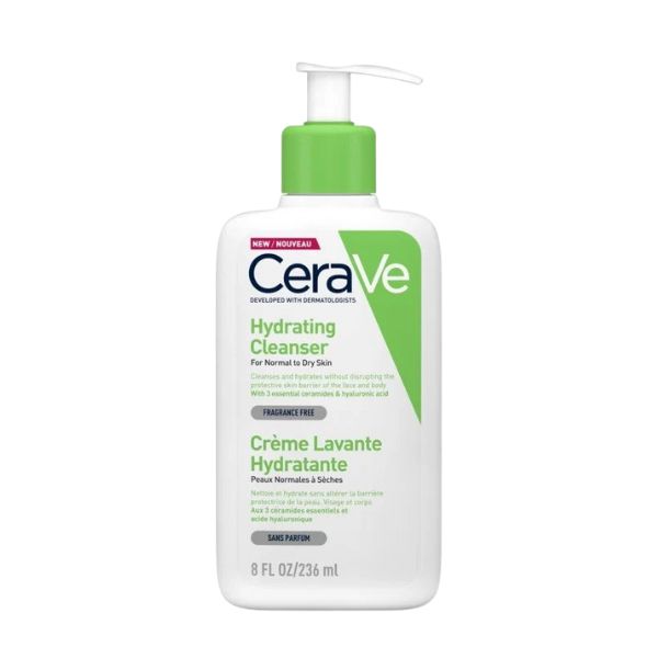 CeraVe Hydrating Cleanser For Normal To Dry Skin Fragrance Free 236ml