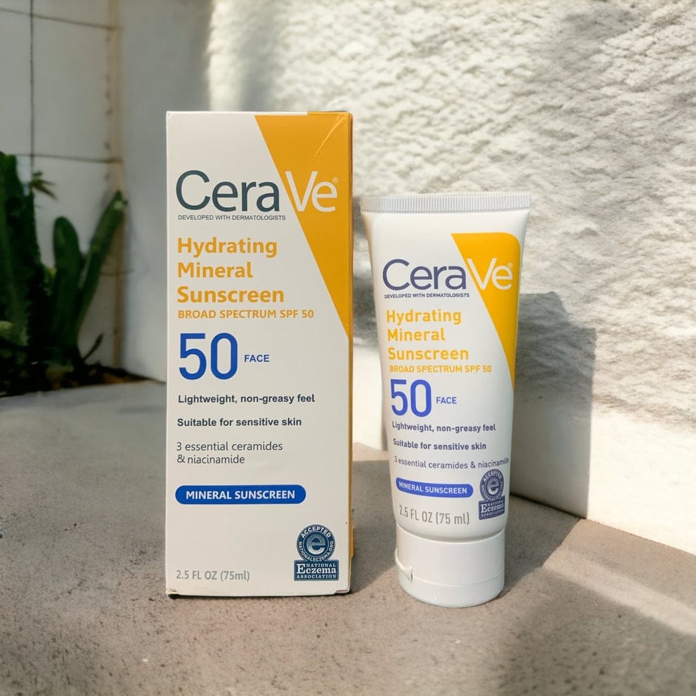 CeraVe Hydrating Mineral Sunscreen SPF 50 Face Lotion 75ml