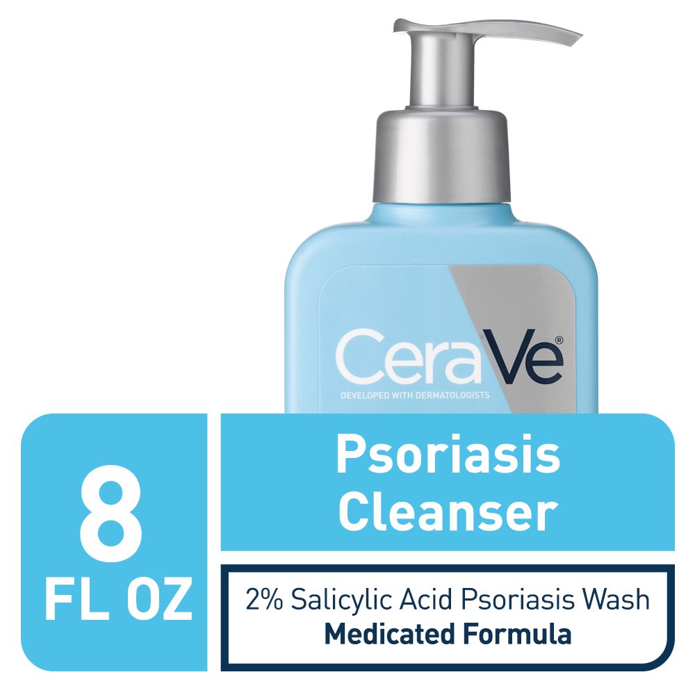 CeraVe Psoriasis Cleanser 2% Salicylic Acid Psoriasis Wash 237ml