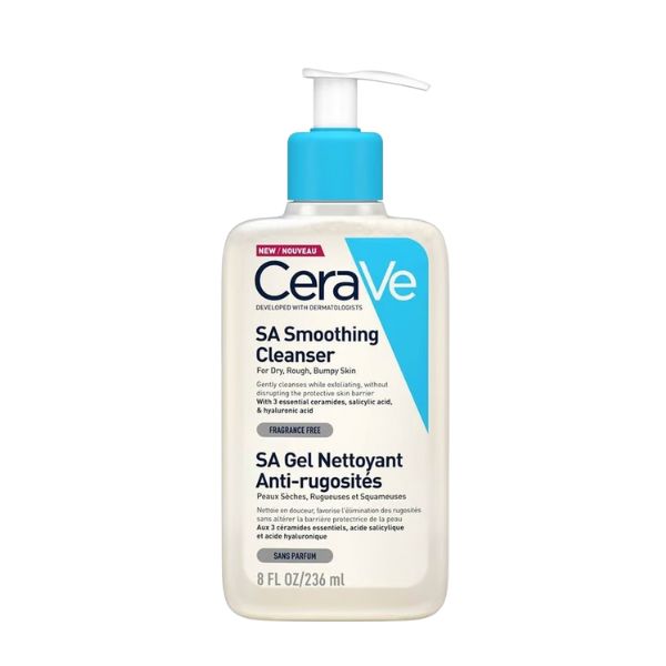 CeraVe SA Smoothing Cleanser For Dry, Bumpy Skin  236ml