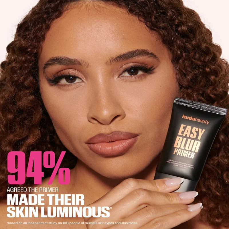 HUDA BEAUTY Easy Blur Silicone-Free Smoothing Primer -  Bronze Fudge