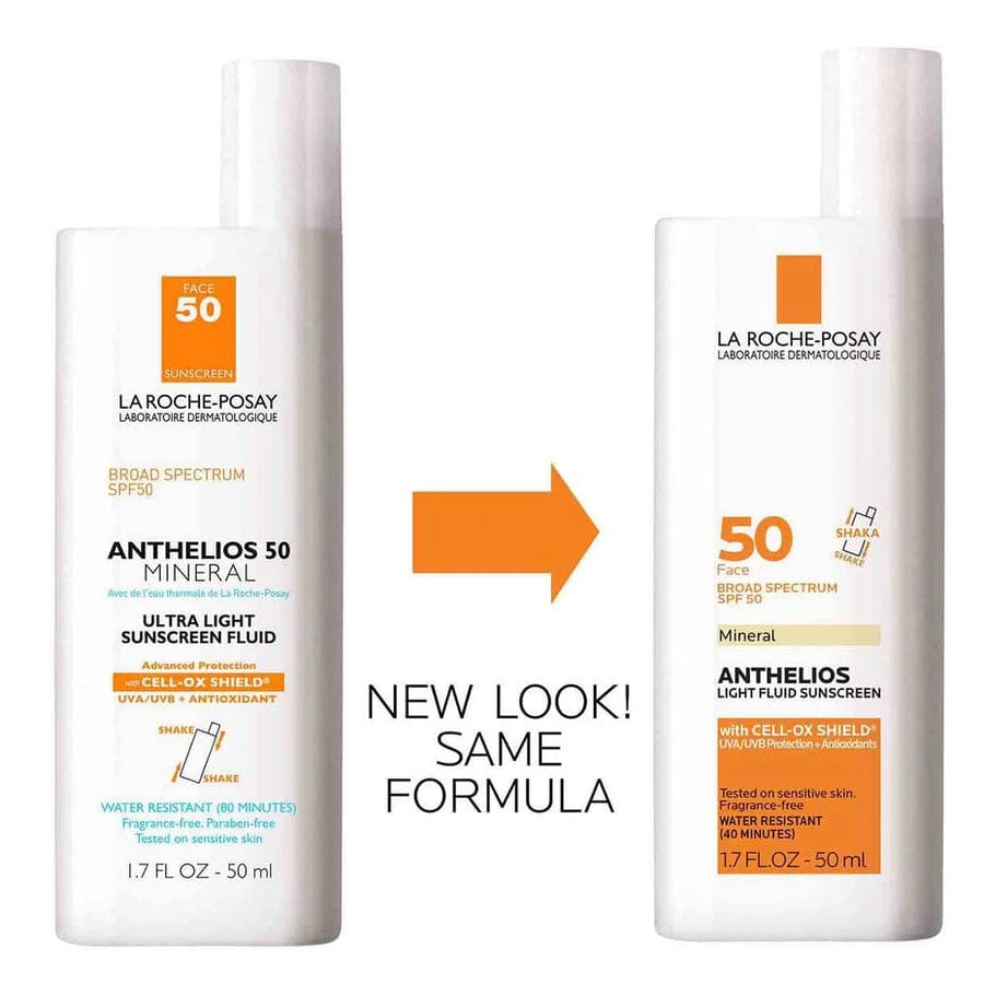 La Roche-Posay Anthelios Light Fluid Mineral Sunscreen SPF 50 50ml