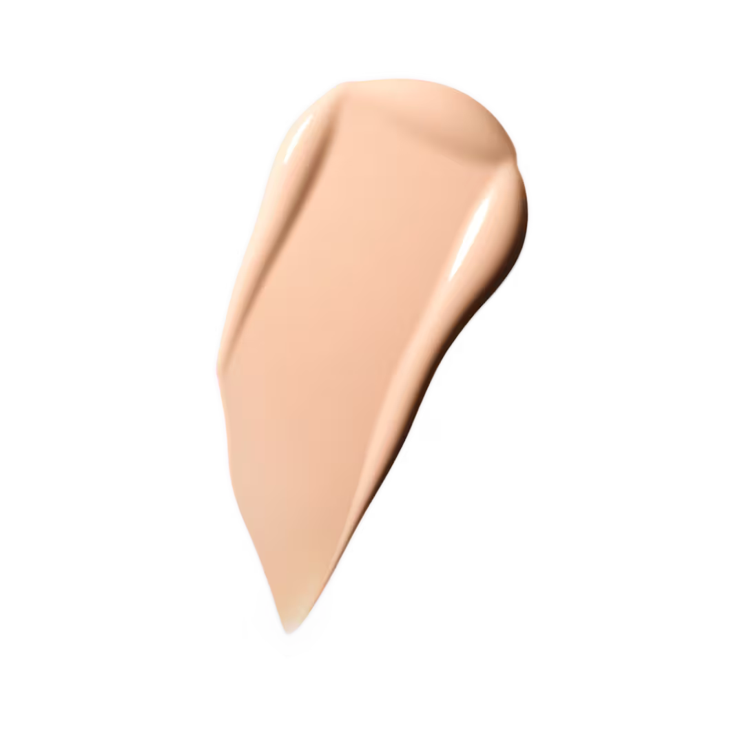 Beige cosmetic swatch on a white background