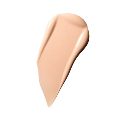 Beige cosmetic swatch on a white background