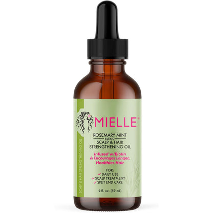 MIELLE Rosemary Mint Scalp & Hair Strengthening Oil 59ml