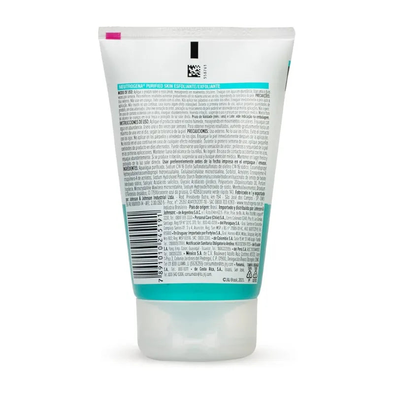 Neutrogena Gel Esfoliante Facial Purified Skin 100g