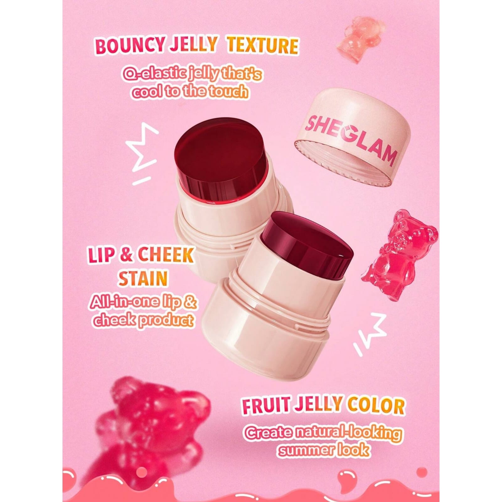 Sheglam Jelly-Licious Hydrating Lip & Blush Tint