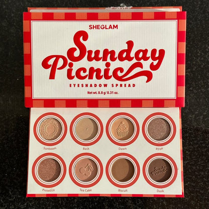 Sheglam Sunday Picnic Eyeshadow Spread