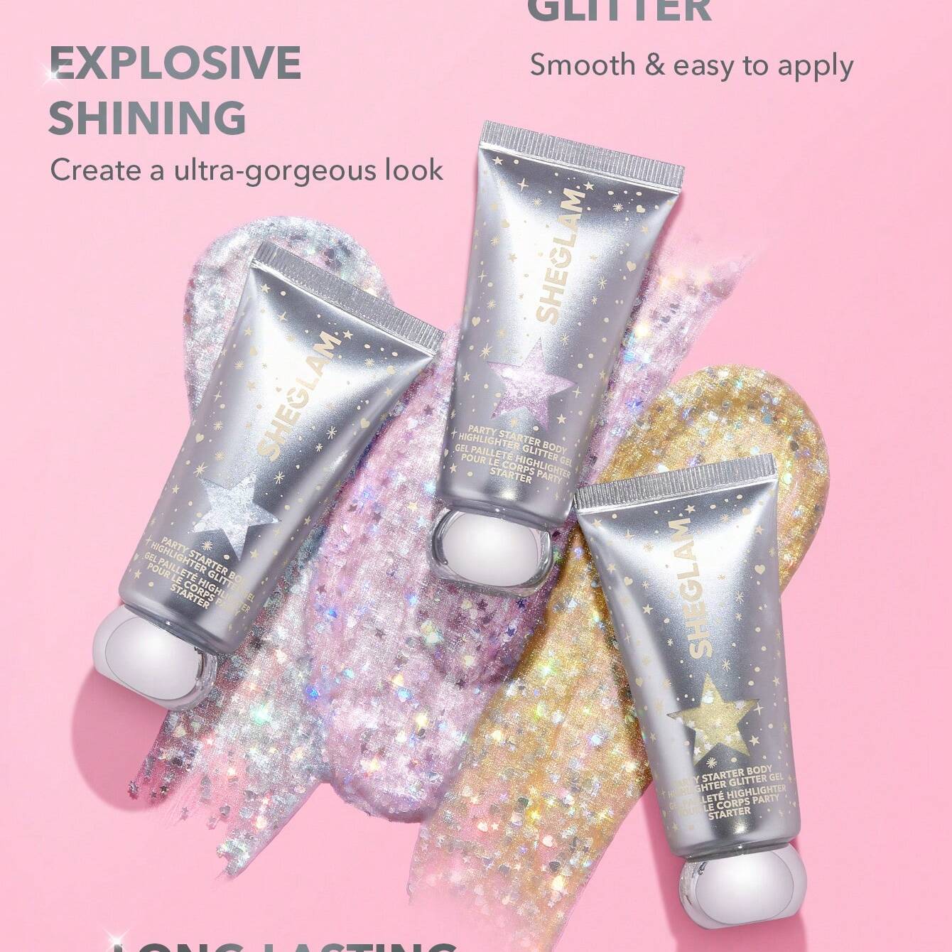 Sheglam Party Starter Body Highlighter Glitter Gel