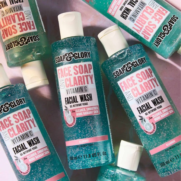 Soap and Glory Vitamin C Face Soap & Clarity Facial Wash (350ml)