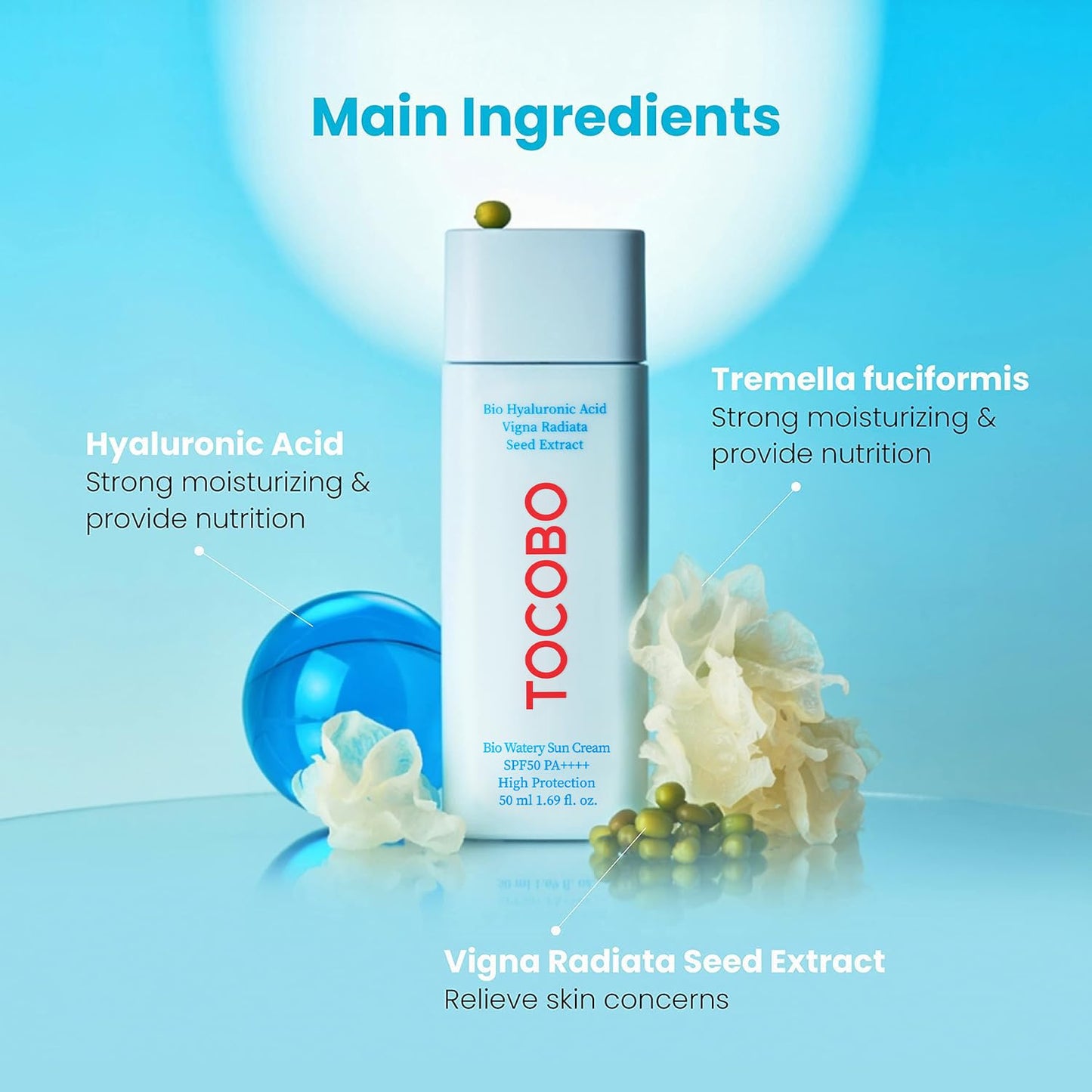 TOCOBO Bio Watery Sun Cream SPF50 PA++++ High Protection
