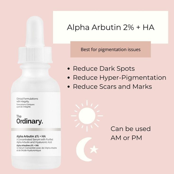 The Ordinary Alpha Arbutin 2% + HA Serum 30ml