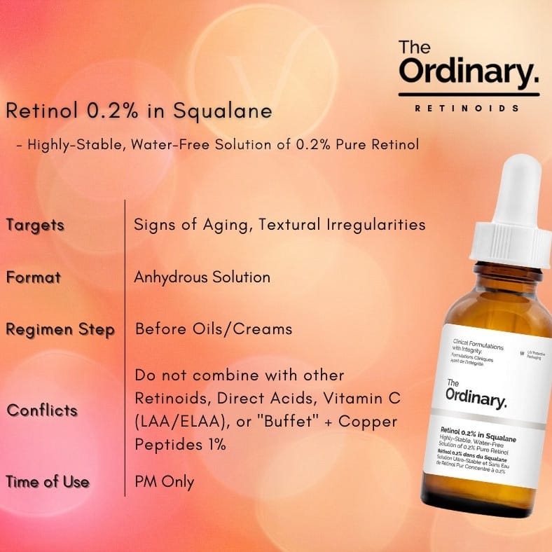 The Ordinary Retinol 0.2% In Squalane 30ml