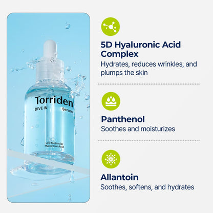 Torriden - DIVE IN Low Molecular Hyaluronic Acid Serum