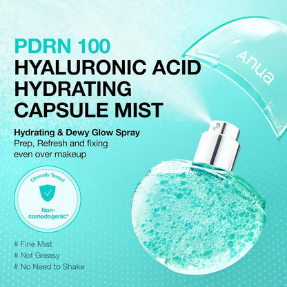 Anua PDRN Hyaluronic Acid Hydrating Capsule Mist Mini 30ml Expiry 08 - 2028
