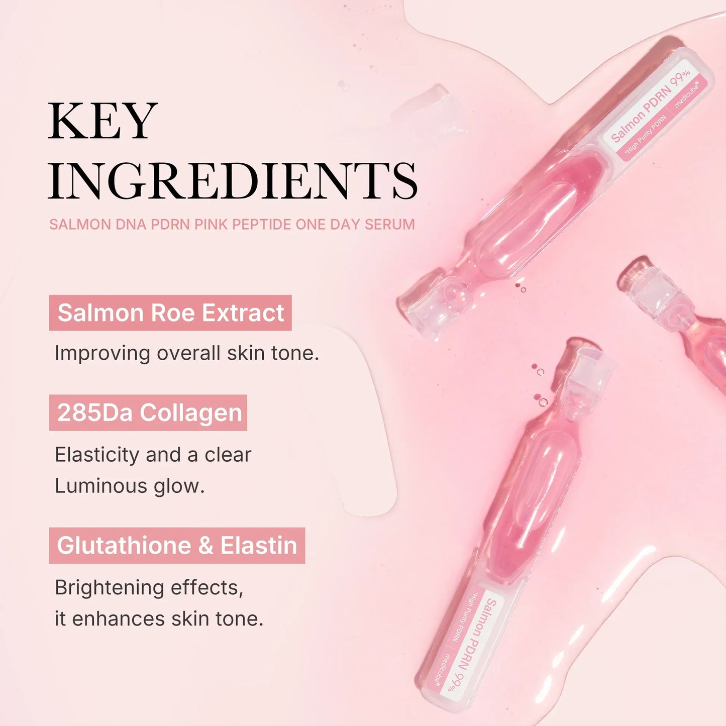 Medicube PDRN Pink One Day Serum