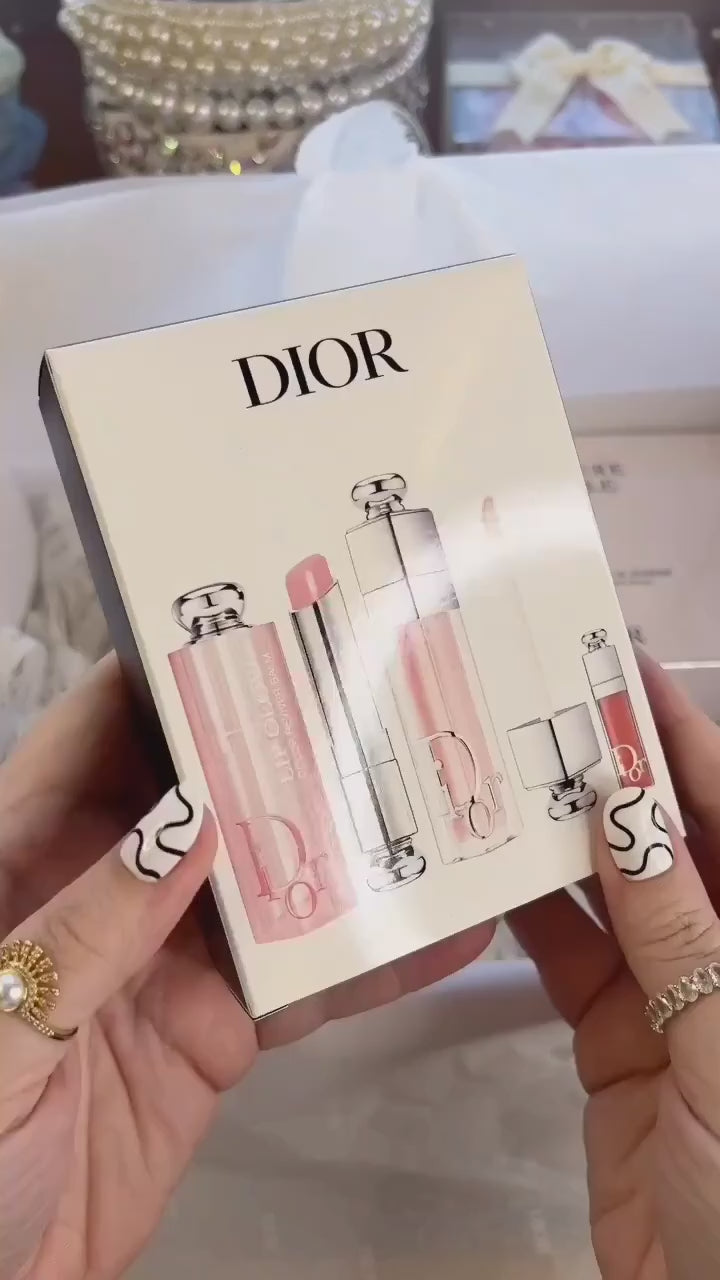 【谷】Dior Addict Lip Glow トリオセット（3本） Dior 3-Pc. Addict Lip Essentials Makeup Set - Macy's