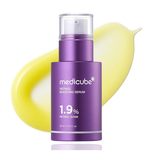 Product packaging with a label on a white background
